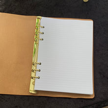Load image into Gallery viewer, A5 Leather Notebook - La Perla Natural
