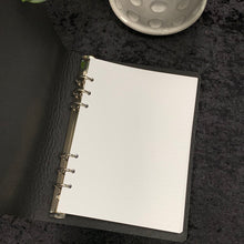 Load image into Gallery viewer, A5 Leather Notebook - Black
