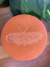 Load image into Gallery viewer, Leather Coaster - Alison Emery - Moth
