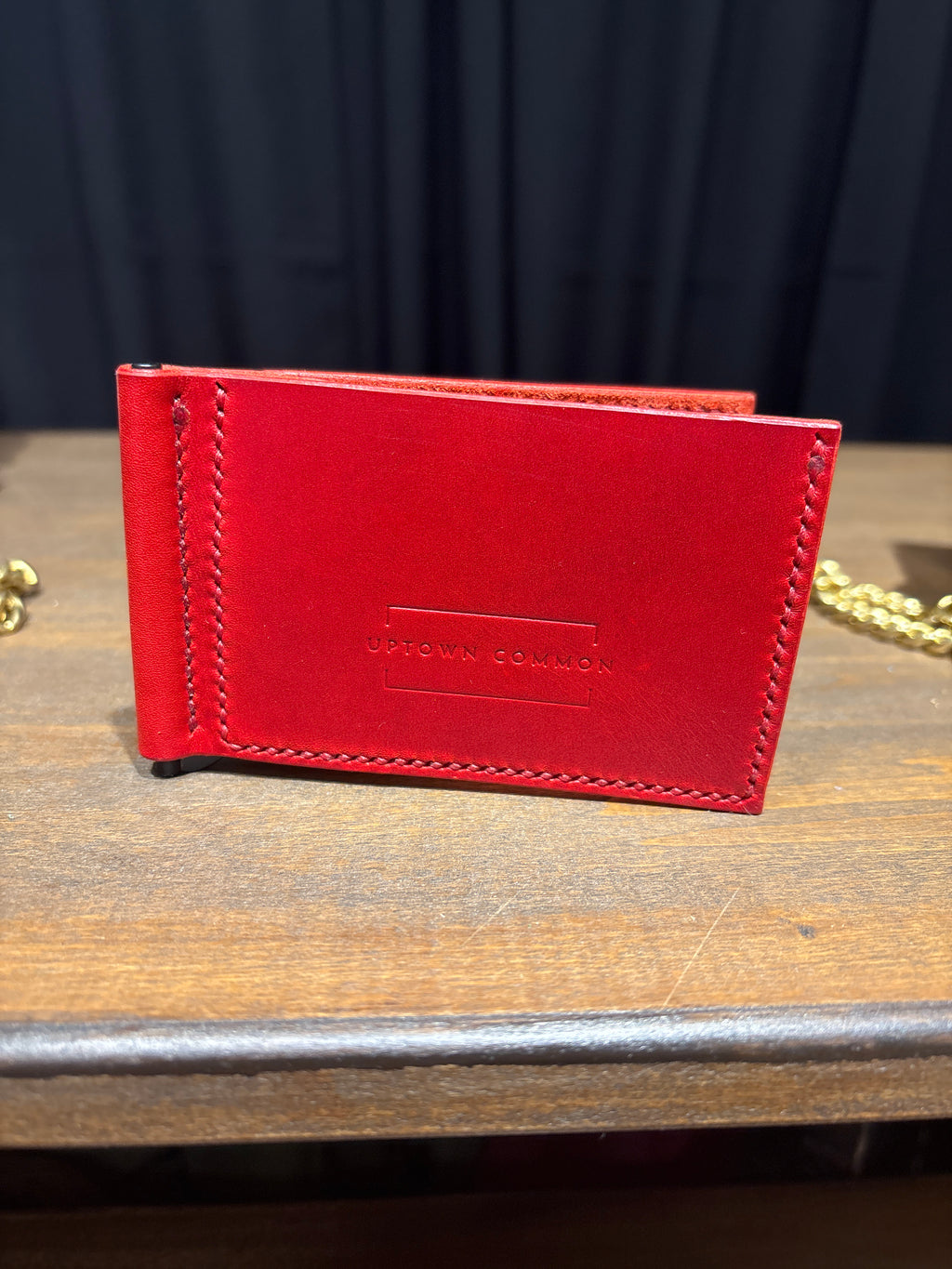 Money Clip Wallet - Red/Matte Black