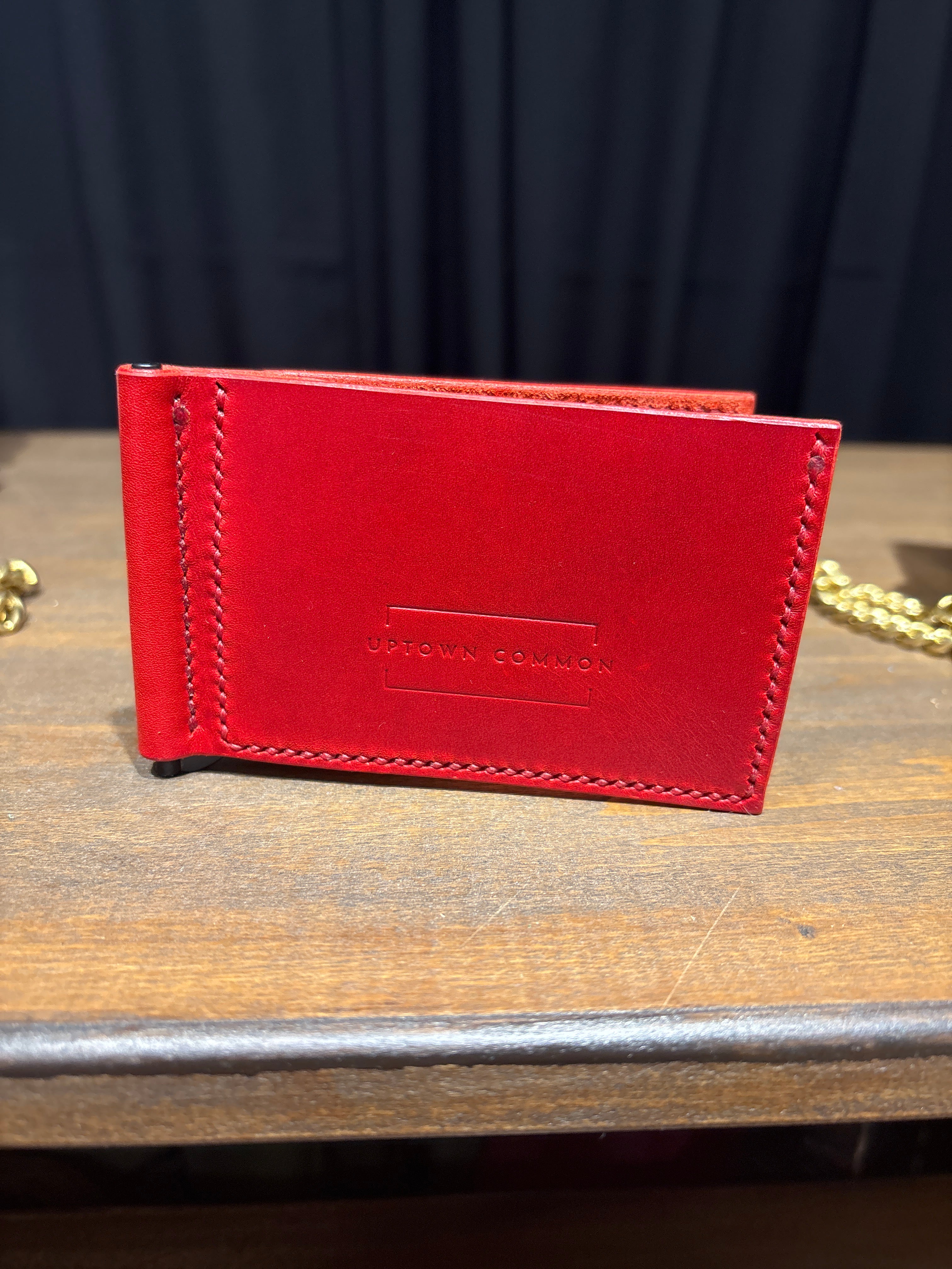 Money Clip Wallet - Red/Matte Black