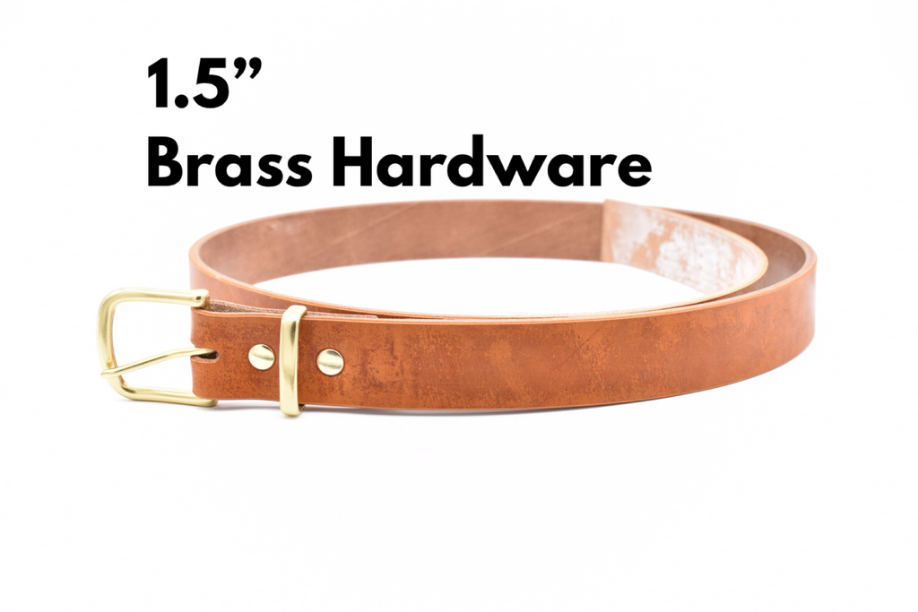 Leather Belt - Oak Tanned London Tan