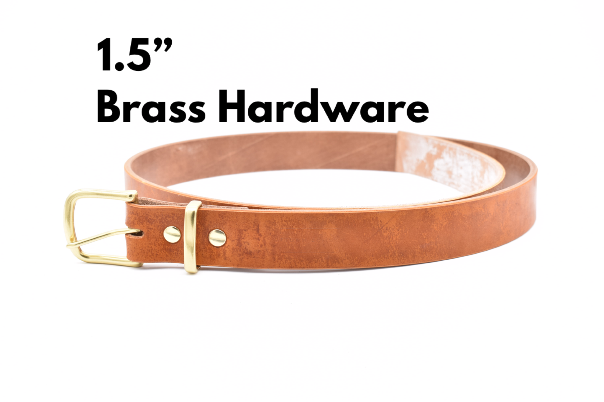 Leather Belt - Oak Tanned London Tan