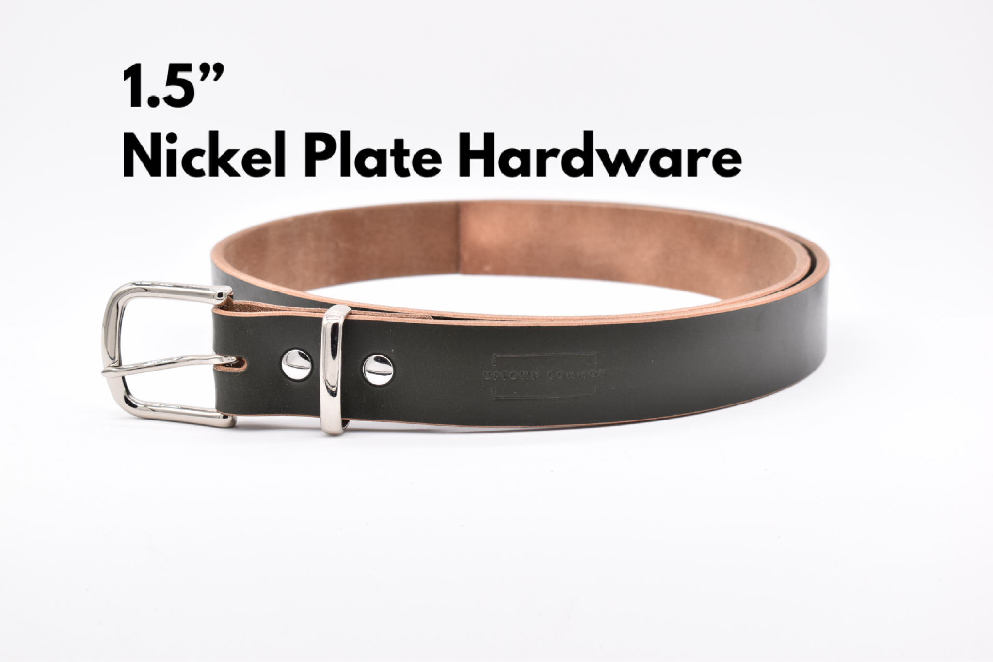 Leather Belt - Oak Tanned Green