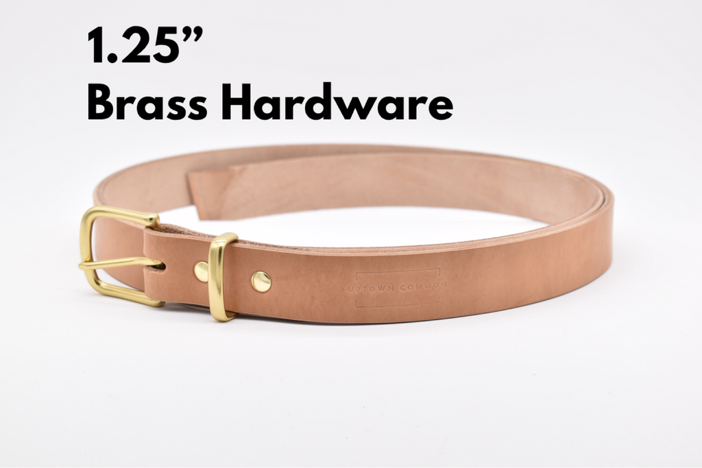 Leather Belt - Oak Tanned Natural