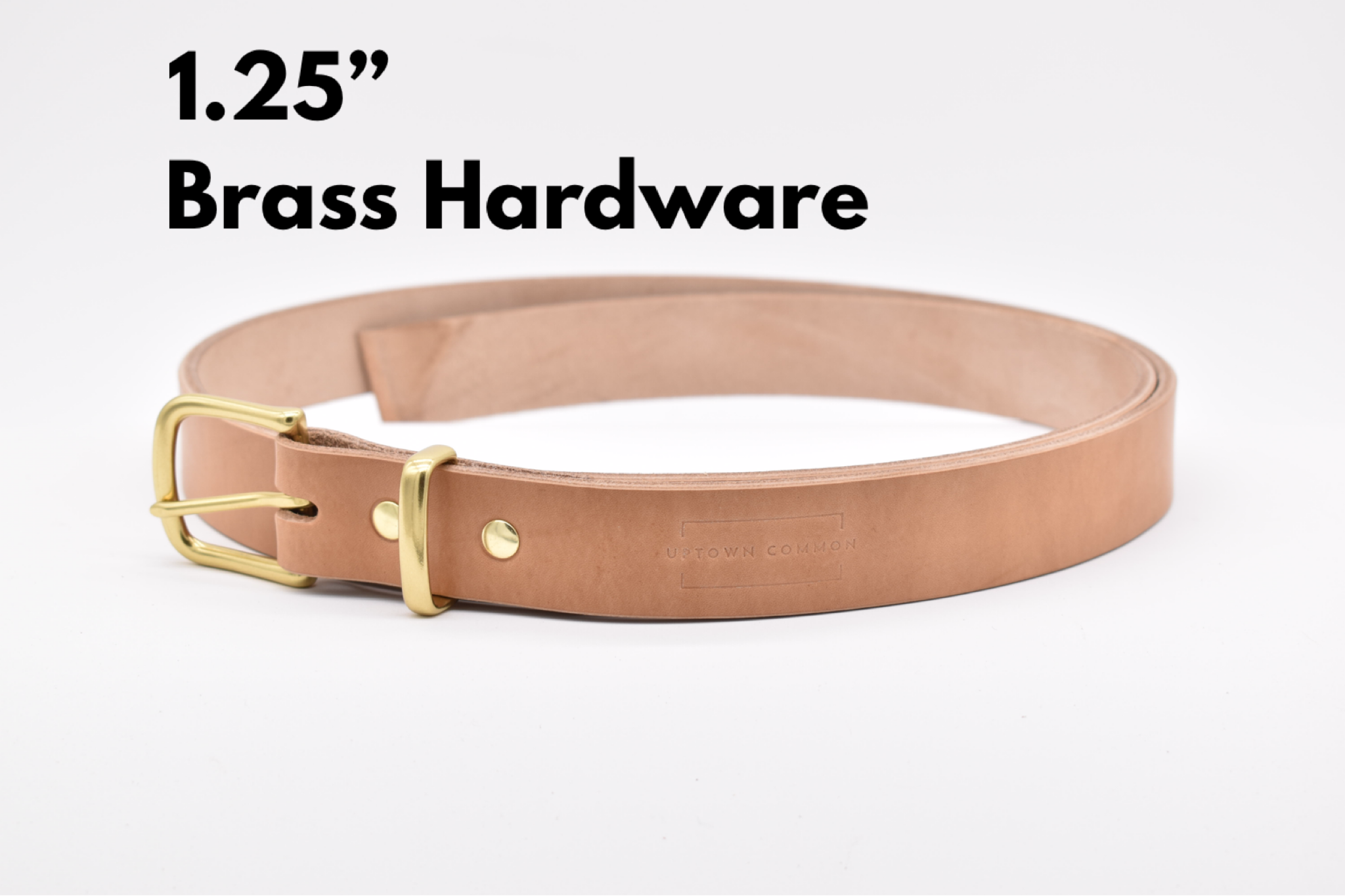 Leather Belt - Oak Tanned Natural