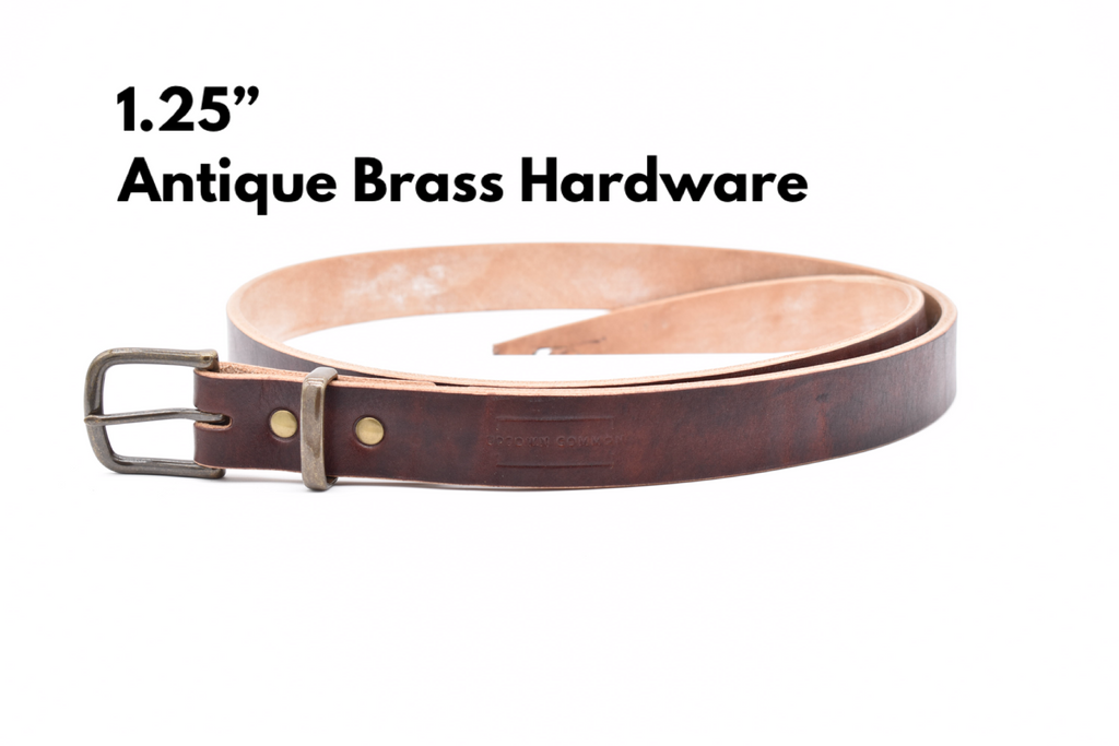 Leather Belt - Oak Tanned Australian Nut