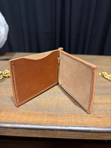 Money Clip Wallet - Cajun/Brass