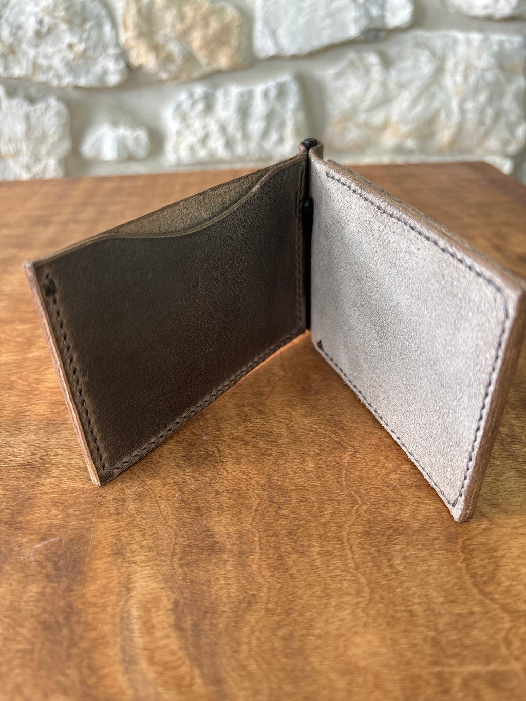 Money Clip Wallet - Charcoal/Matte Black