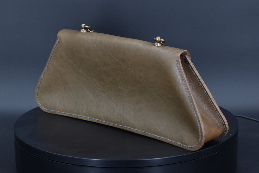 Trapezio - Concrete/Antique Brass
