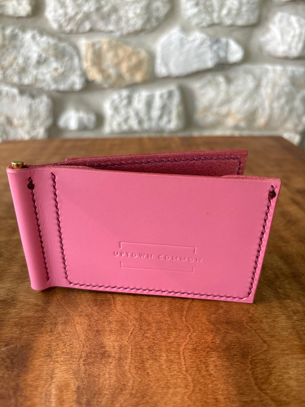 Money Clip Wallet - Barbie/Brass