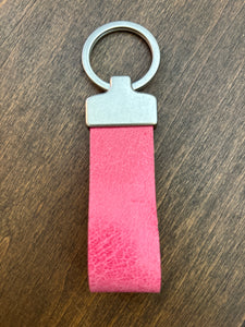 Fob Keychain - Magenta/Matte Nickel