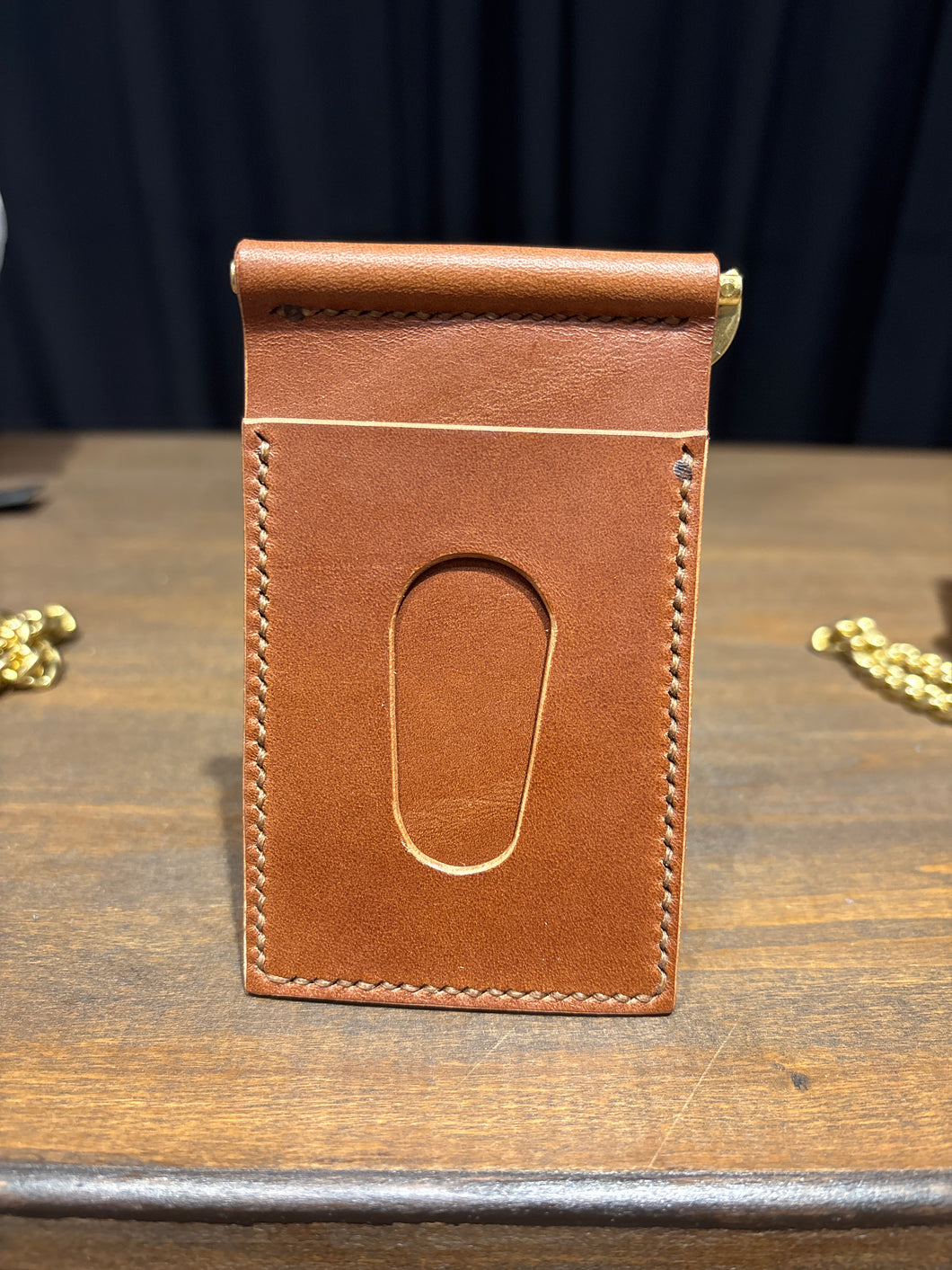 Money Clip Wallet - Cajun/Brass