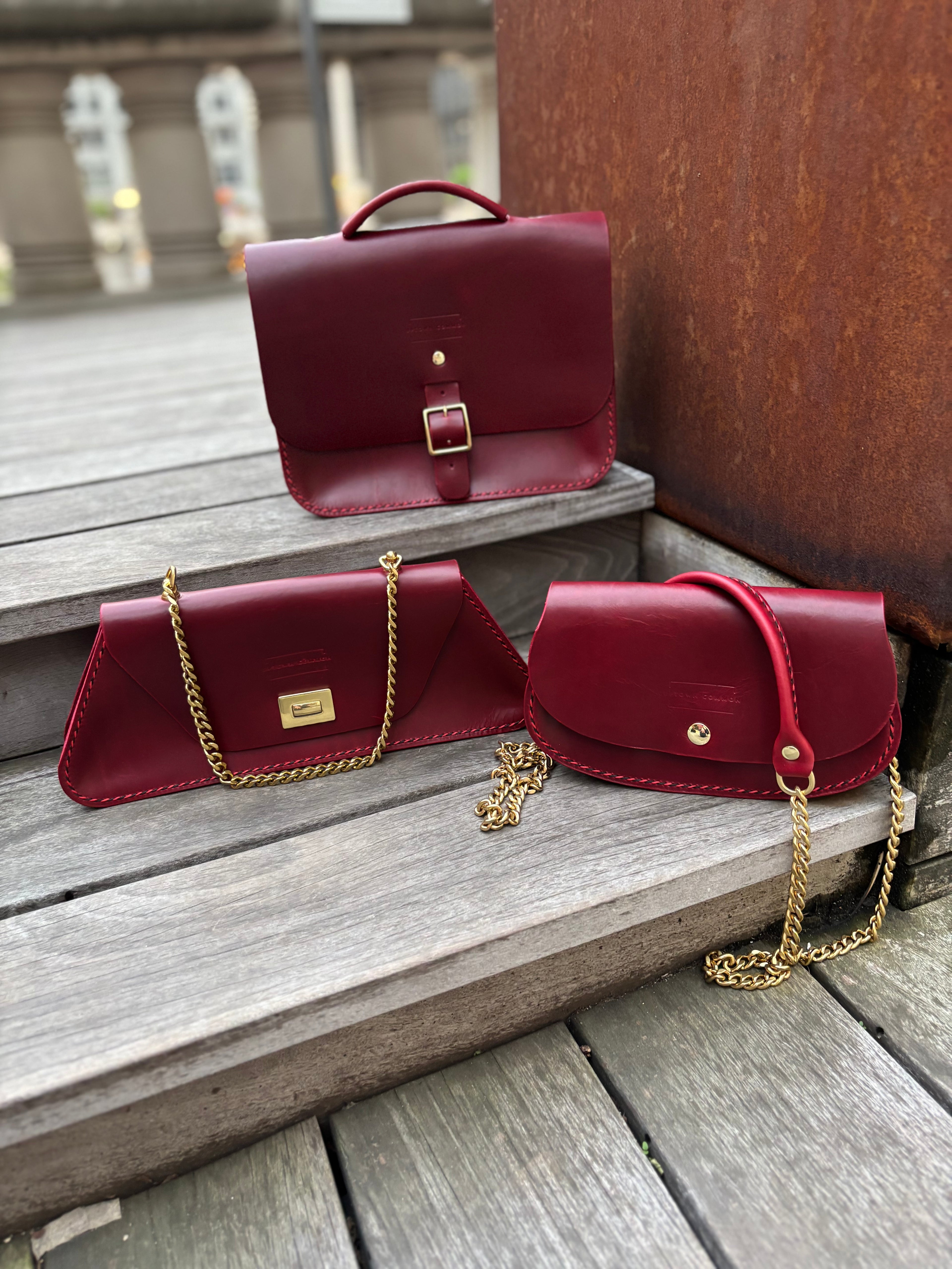 La Borsetta - Lollipop Red/Brass