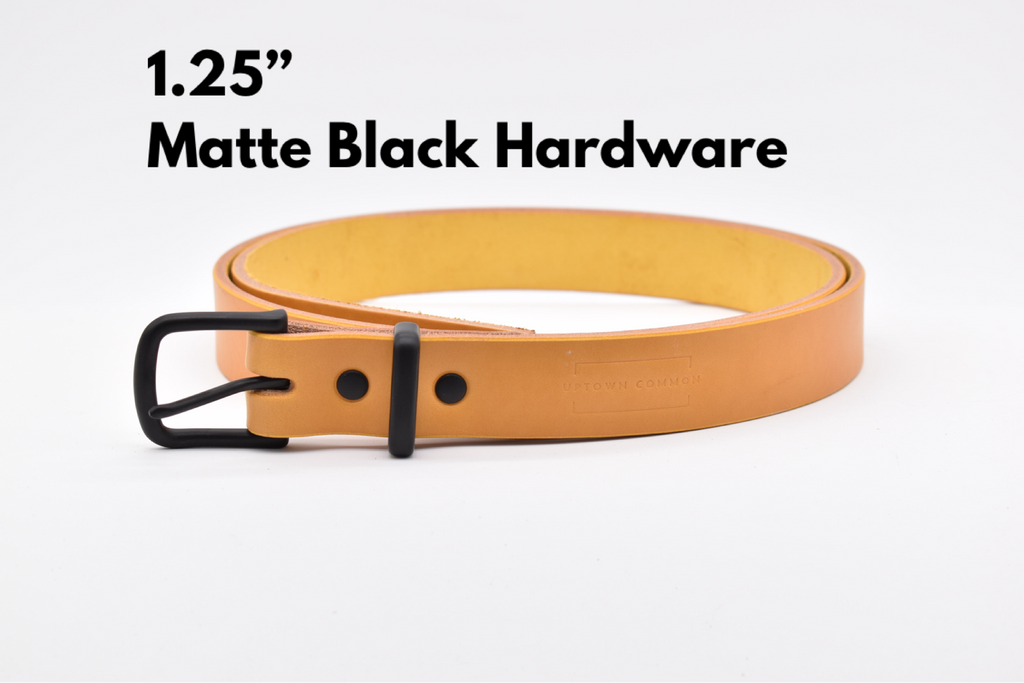 Leather Belt - Mustard