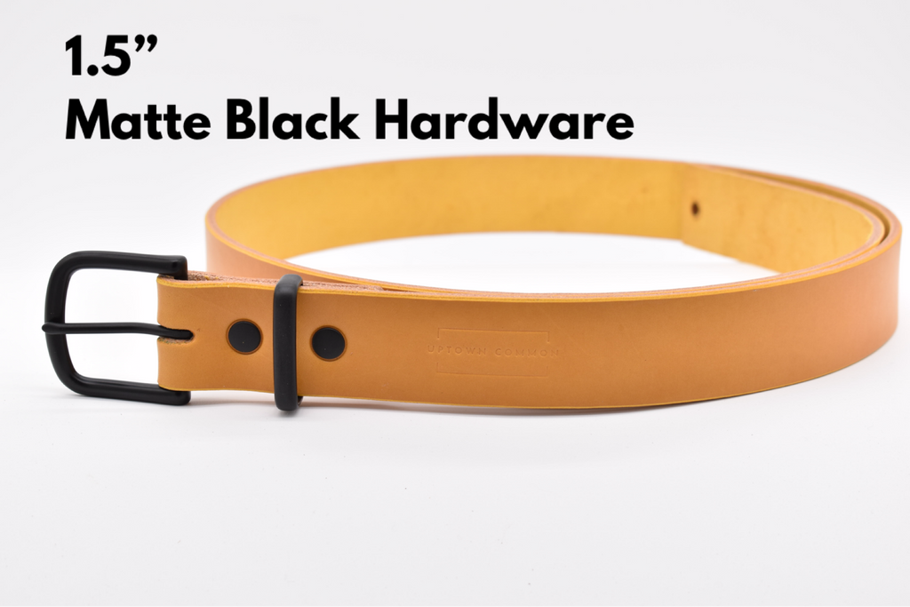 Leather Belt - Mustard