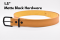 Leather Belt - Mustard
