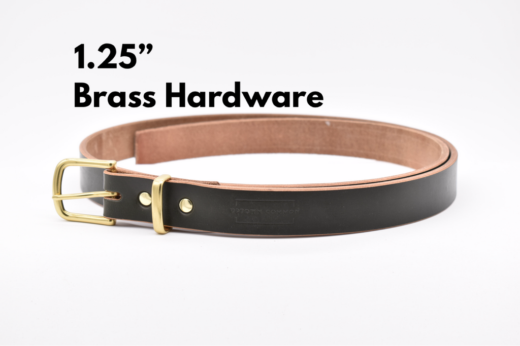 Leather Belt - Oak Tanned Green