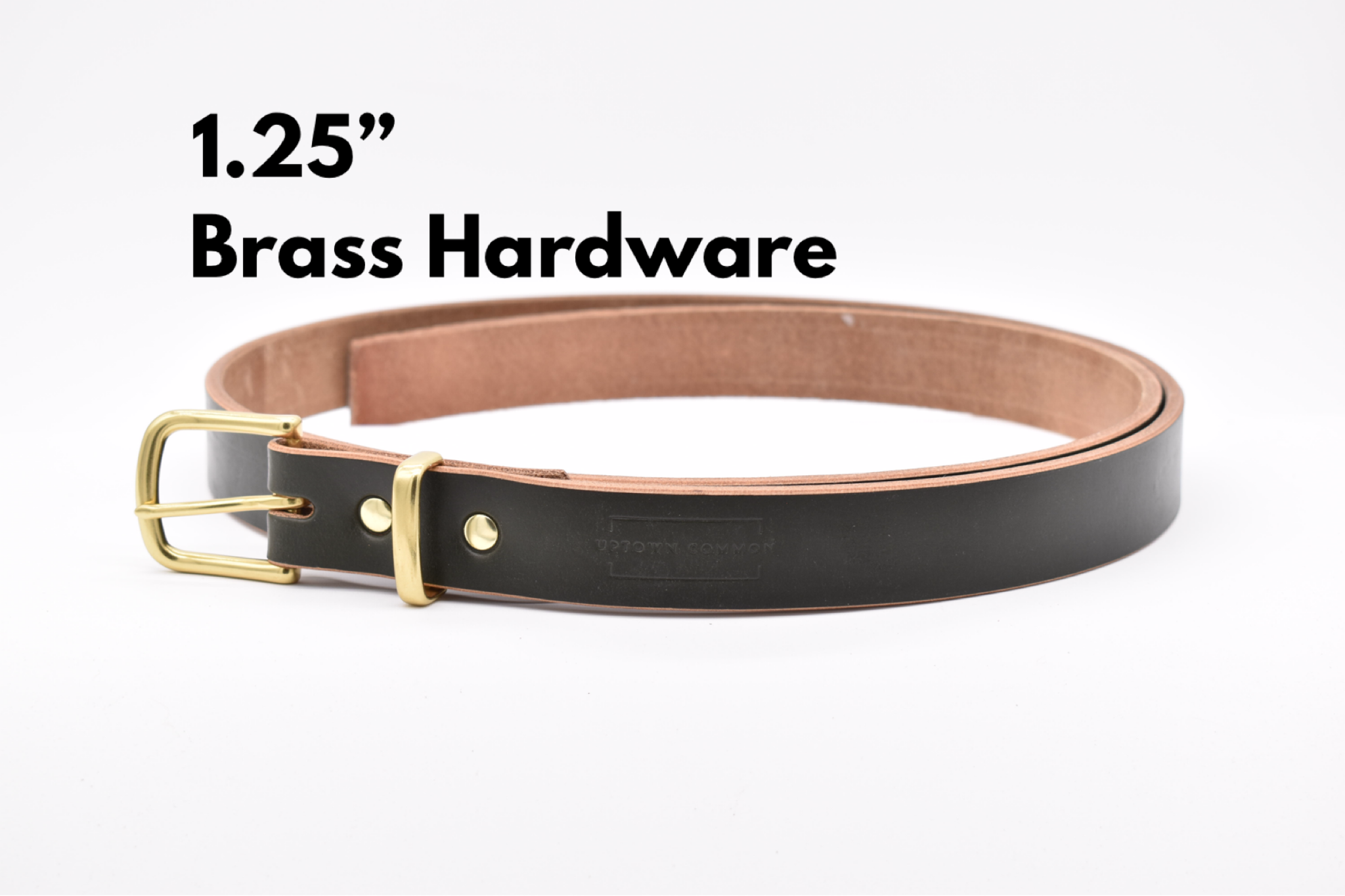 Leather Belt - Oak Tanned Green