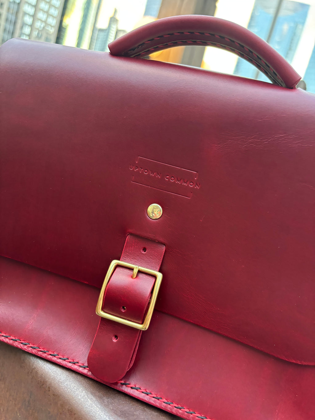 La Borsetta - Lollipop Red/Brass