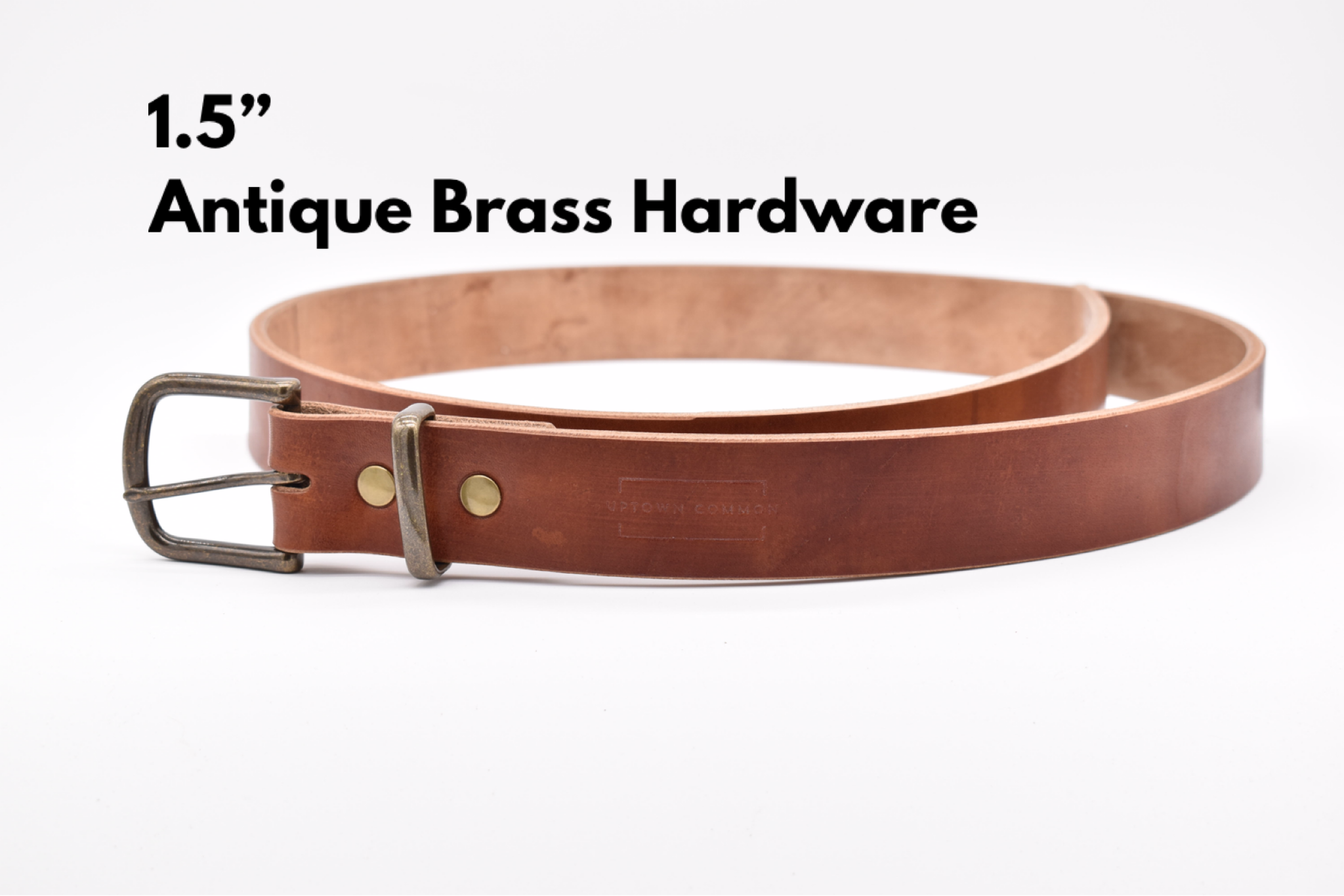 Leather Belt - Oak Tanned Oak Stain