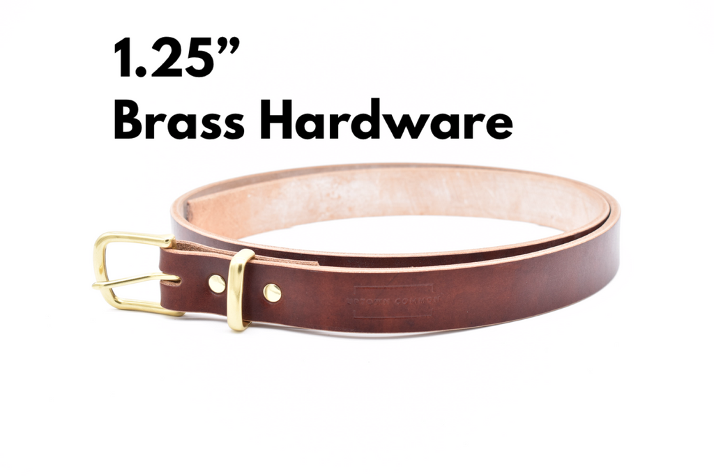 Leather Belt - Oak Tanned Australian Nut