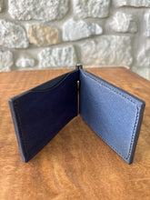 Load image into Gallery viewer, Money Clip Wallet - Royal Blue/Nickel
