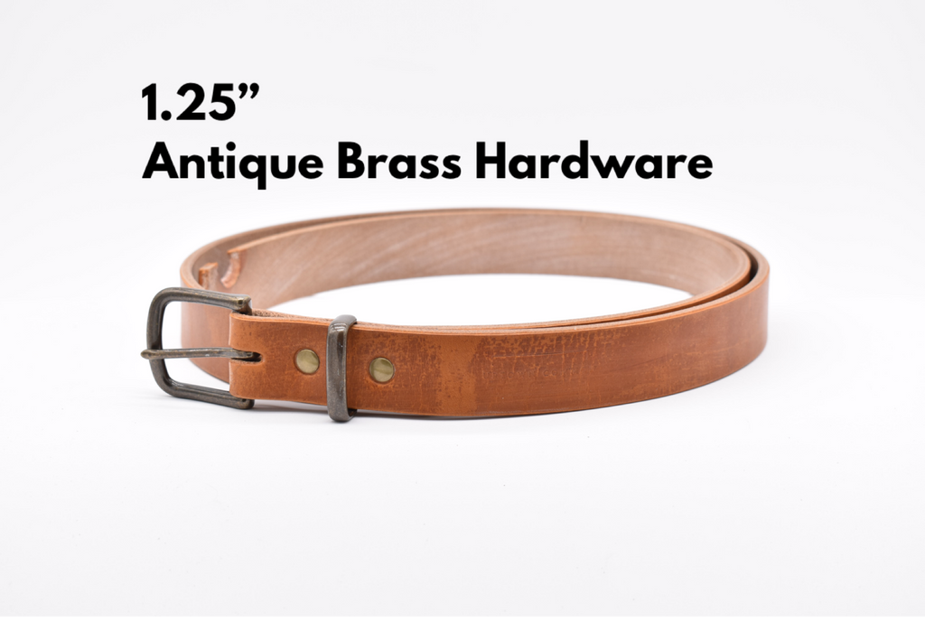 Leather Belt - Oak Tanned London Tan