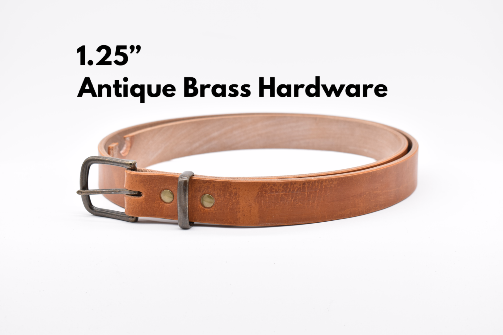 Leather Belt - Oak Tanned London Tan