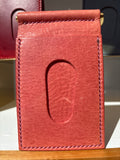 Money Clip Wallet - Magenta/Brass