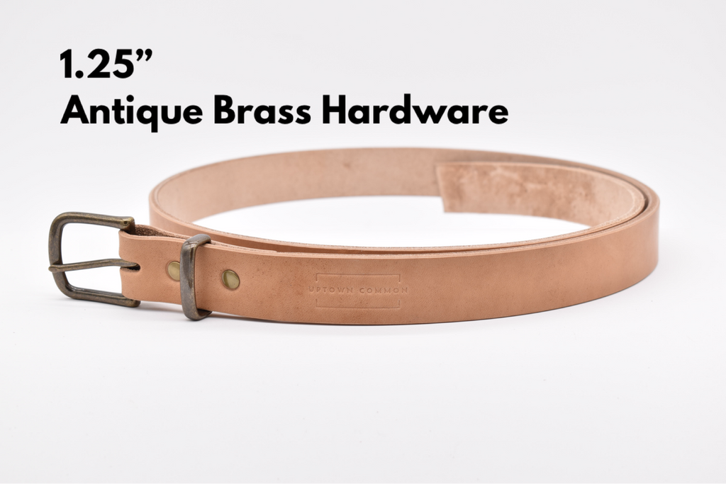 Leather Belt - Oak Tanned Natural