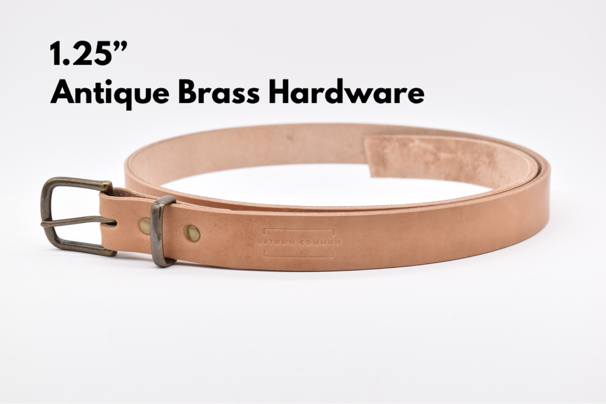 Leather Belt - Oak Tanned Natural