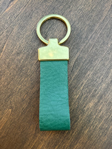 Fob Keychain - Menta/Brass