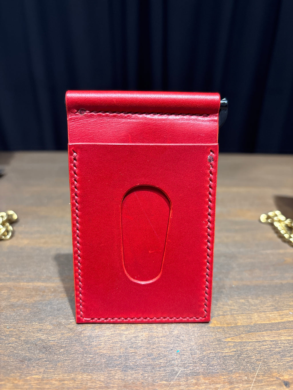Money Clip Wallet - Red/Matte Black