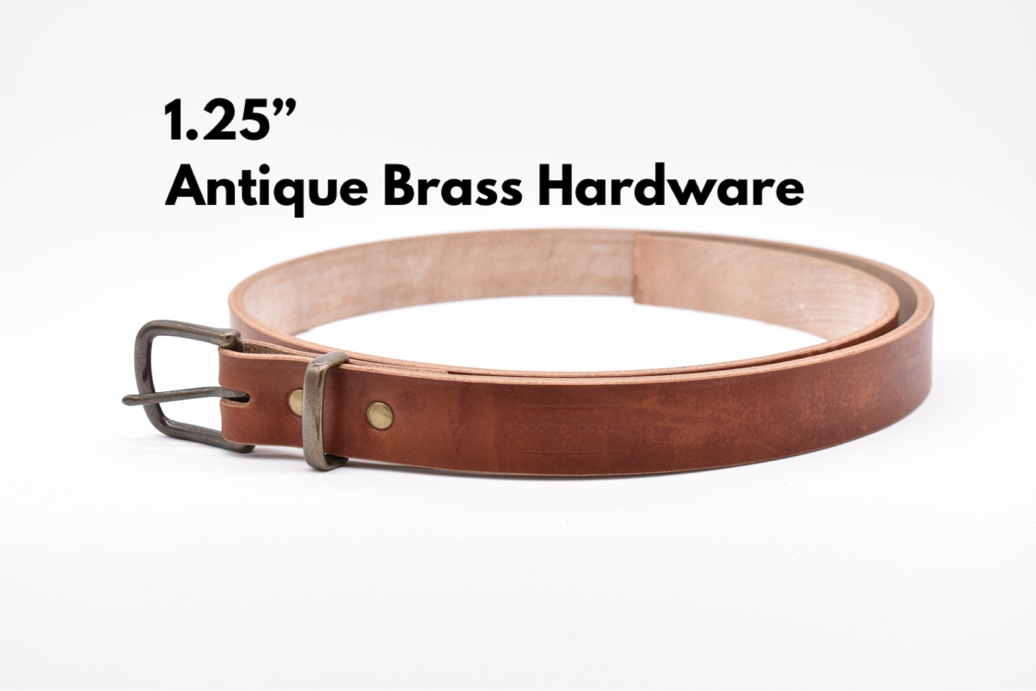 Leather Belt - Oak Tanned Oak Stain