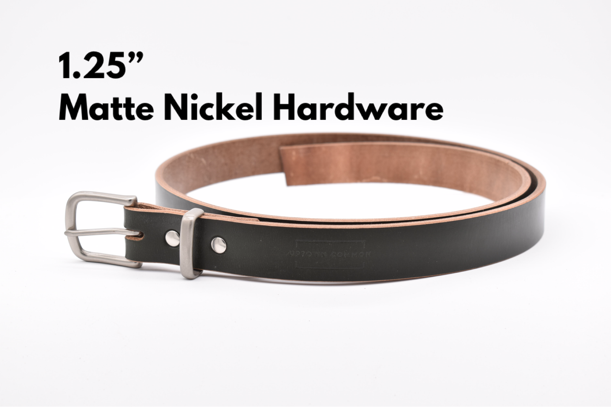 Leather Belt - Oak Tanned Green