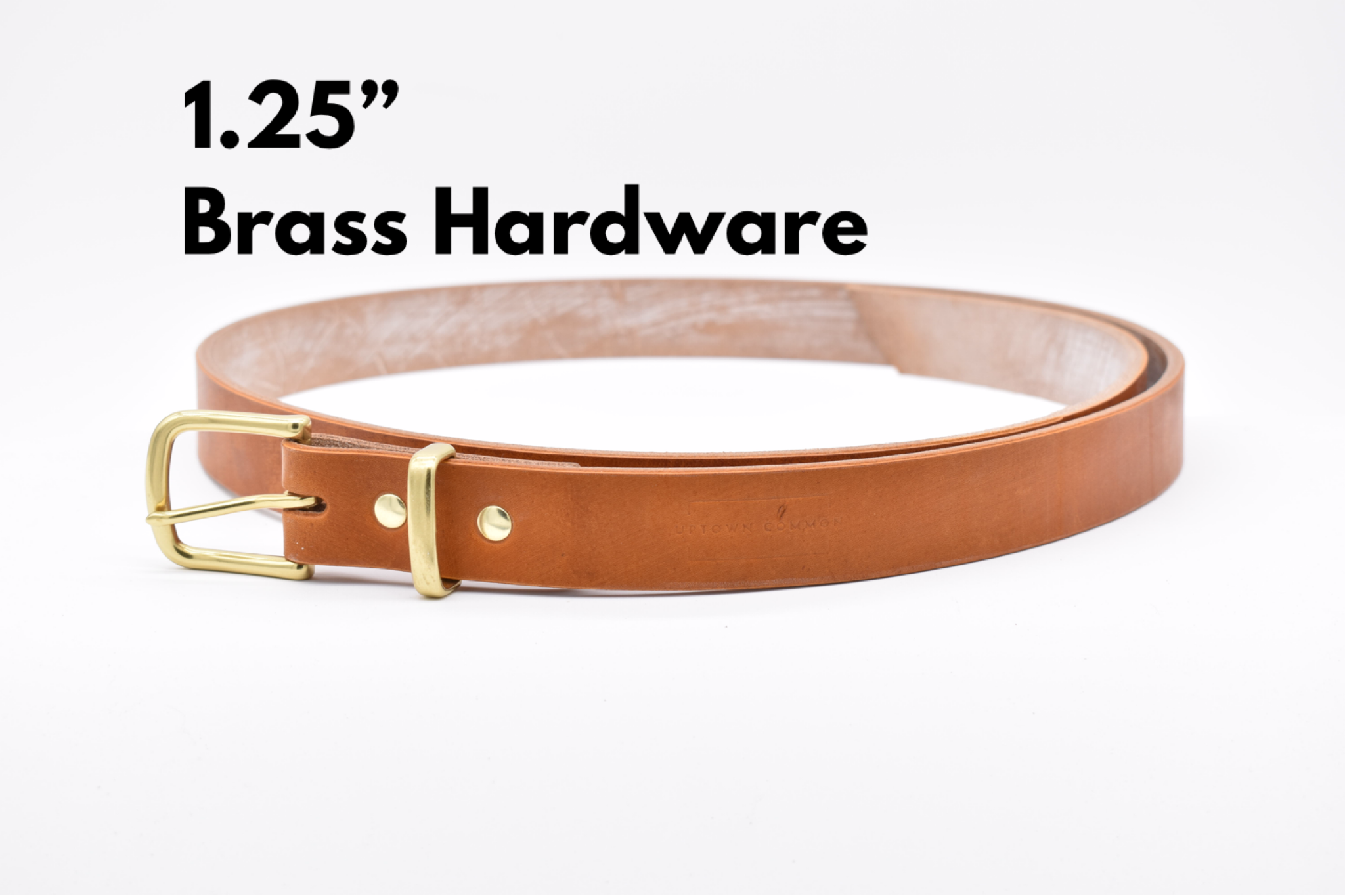 Leather Belt - Oak Tanned London Tan