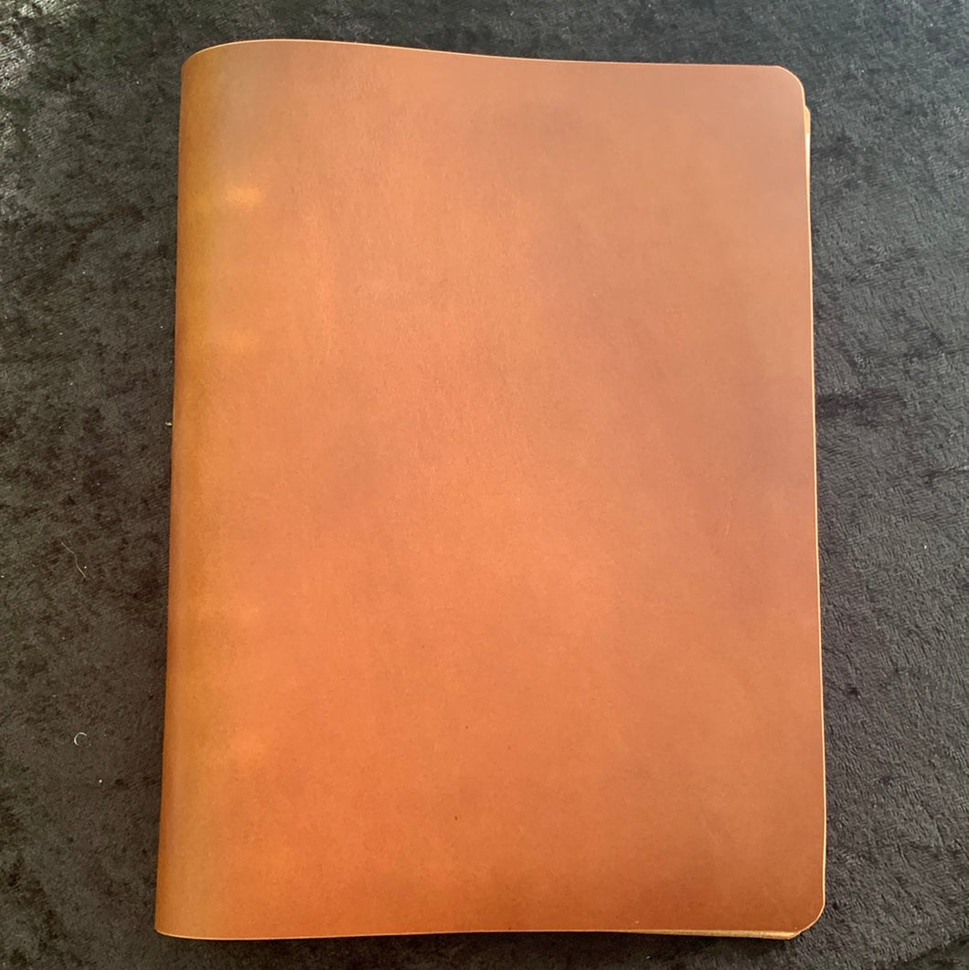 A5 Leather Notebook - Cajun
