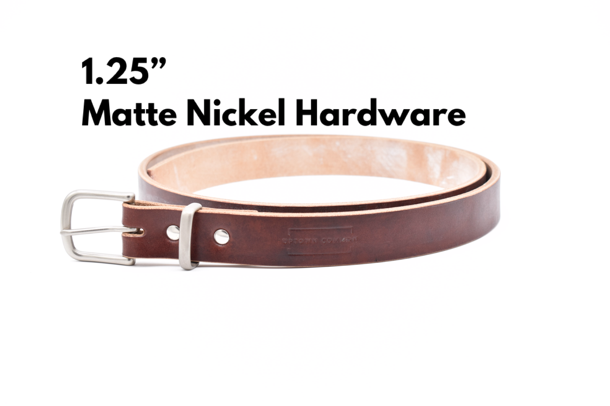 Leather Belt - Oak Tanned Australian Nut