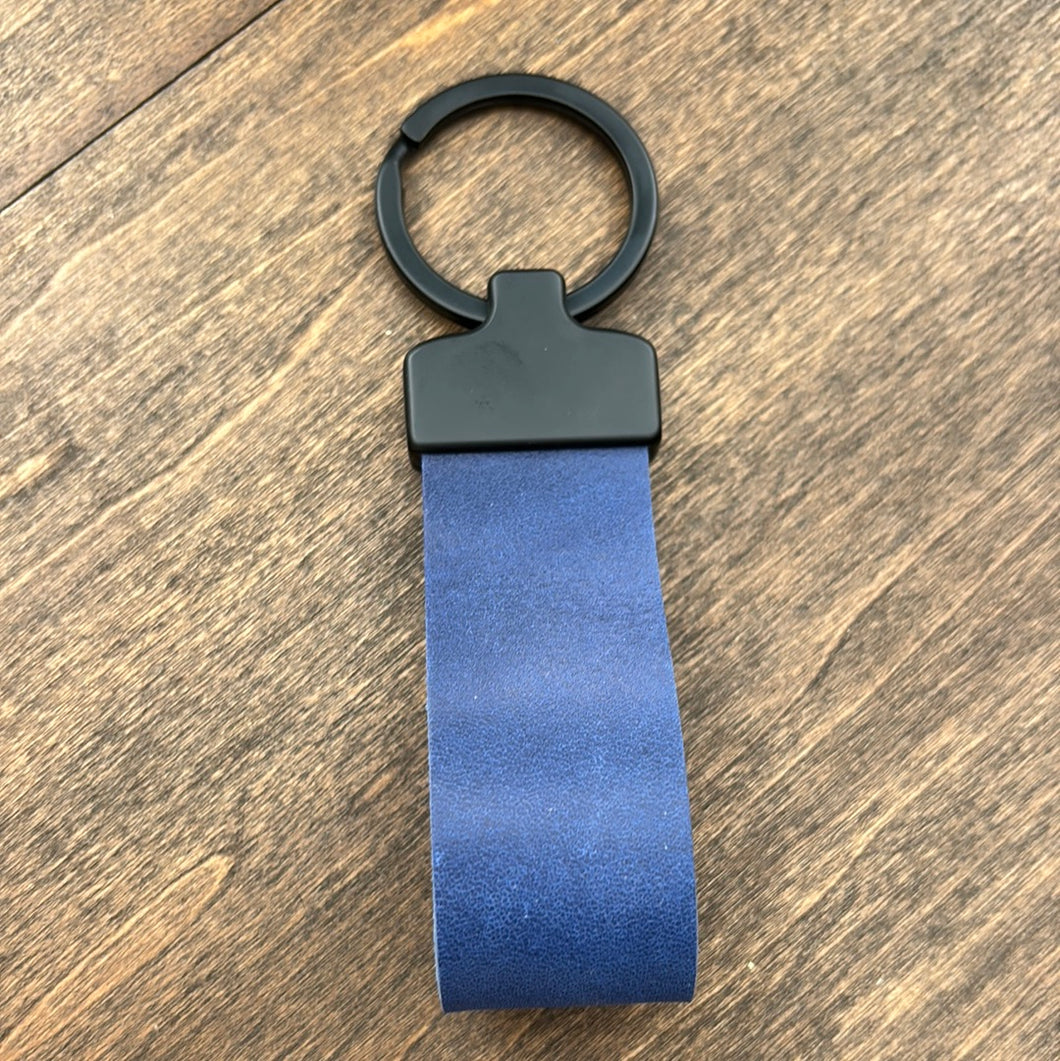 Fob Keychain - Blue/Matte Black