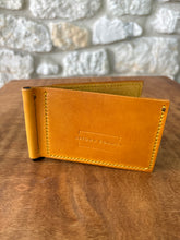 Load image into Gallery viewer, Money Clip Wallet - Yellow/Matte Black

