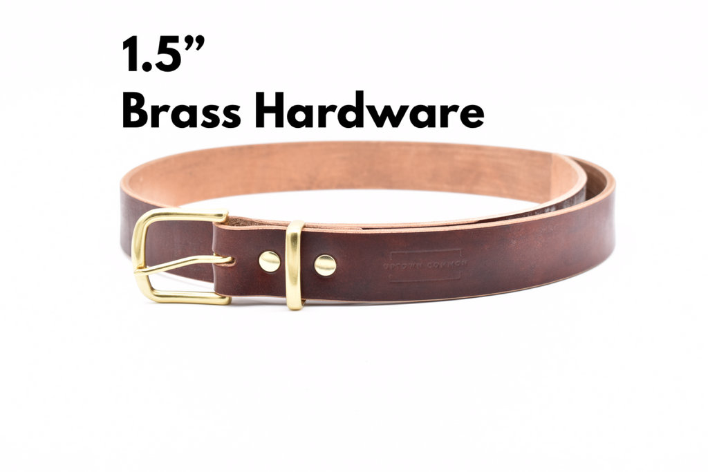 Leather Belt - Oak Tanned Australian Nut