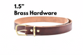 Leather Belt - Oak Tanned Australian Nut