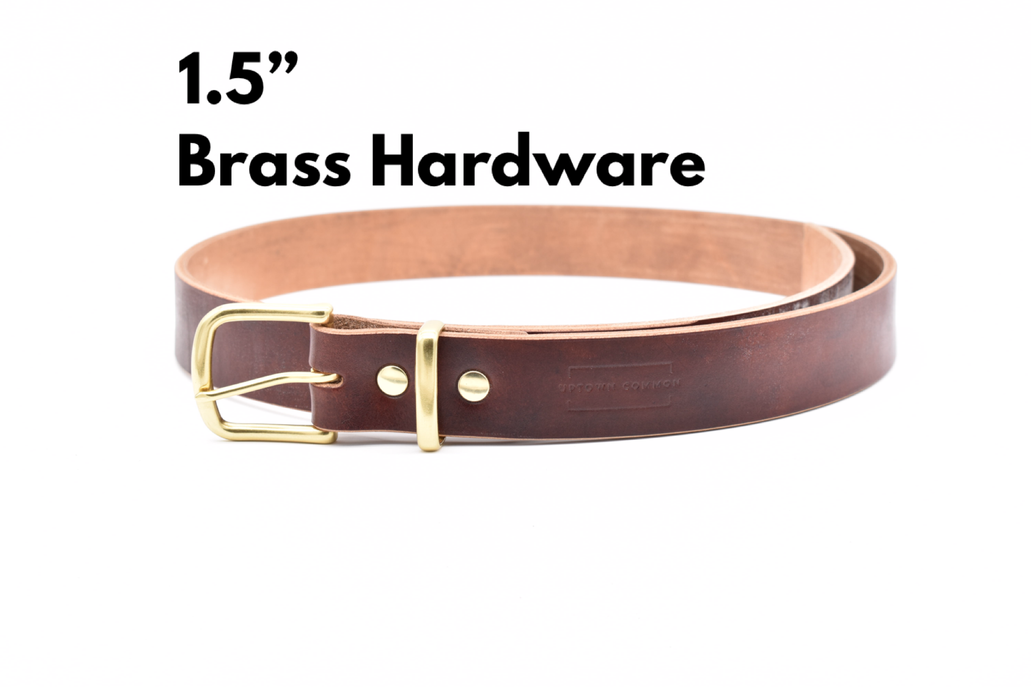 Leather Belt - Oak Tanned Australian Nut