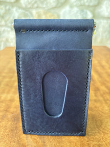 Money Clip Wallet - Royal Blue/Nickel