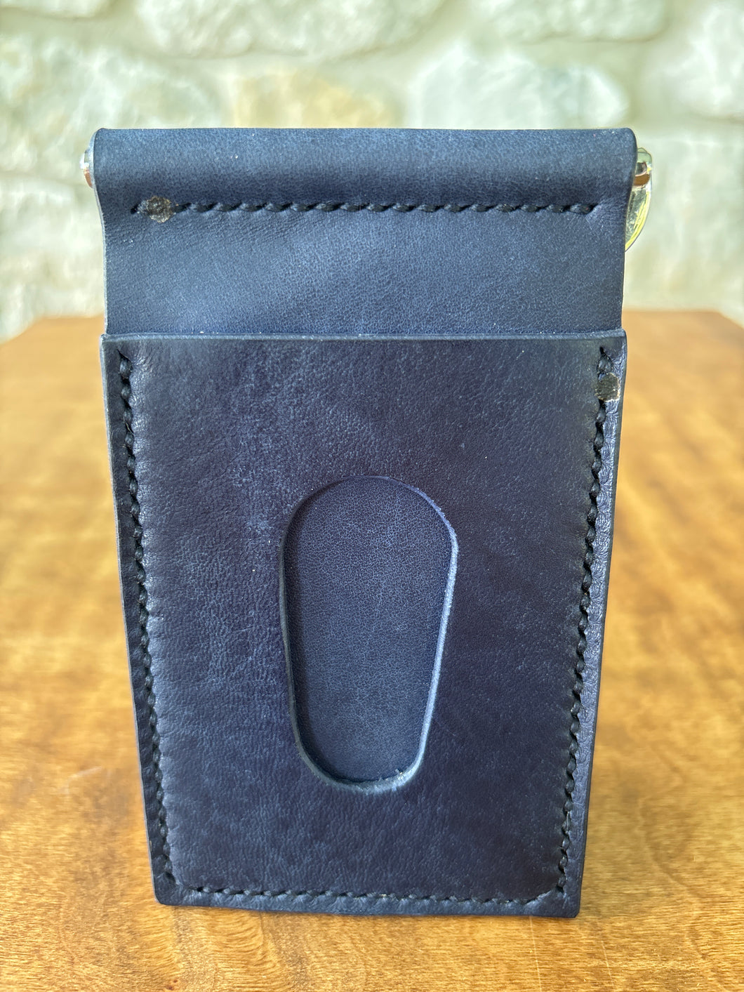 Money Clip Wallet - Royal Blue/Nickel