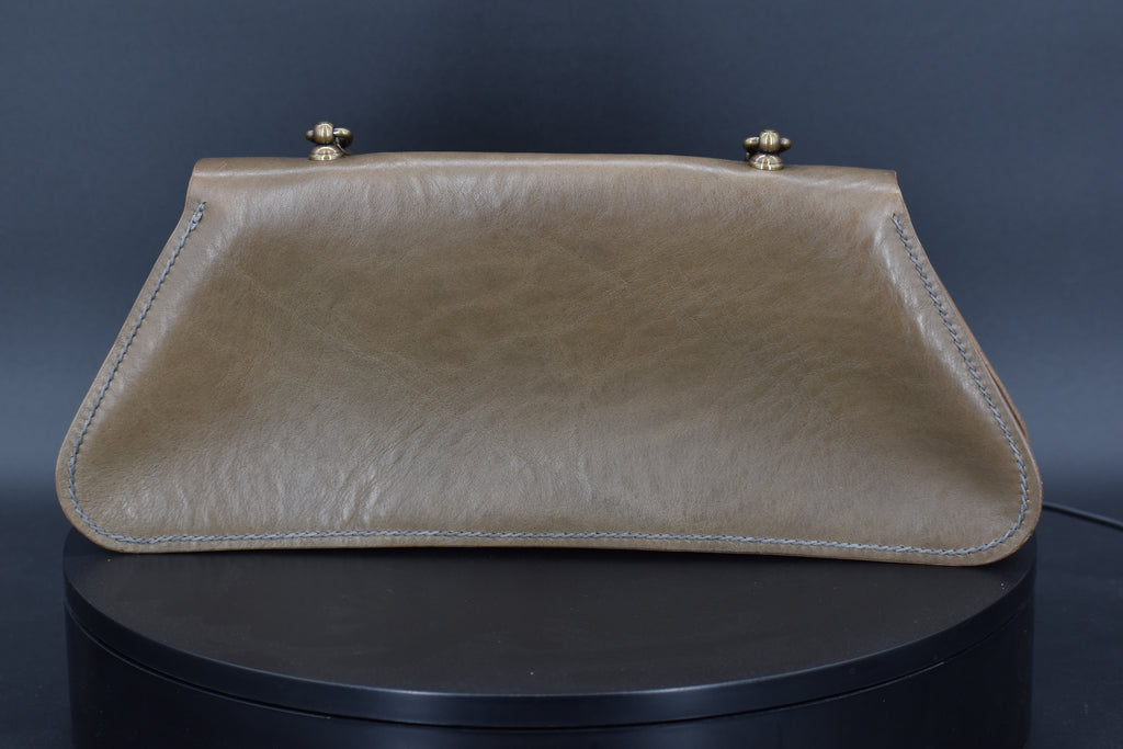 Trapezio - Concrete/Antique Brass