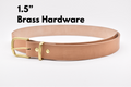 Leather Belt - Oak Tanned Natural
