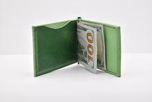 Load image into Gallery viewer, Money Clip Wallet - Lime/Matte Black
