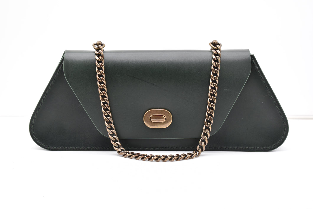 Trapezio - Emerald/Antique Brass